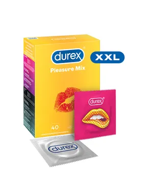 Condoms Pleasure MIX 40 pcs
