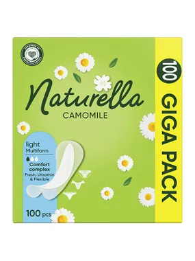 LINERS LIGHT CAMOMILE 100 PCS PANTY