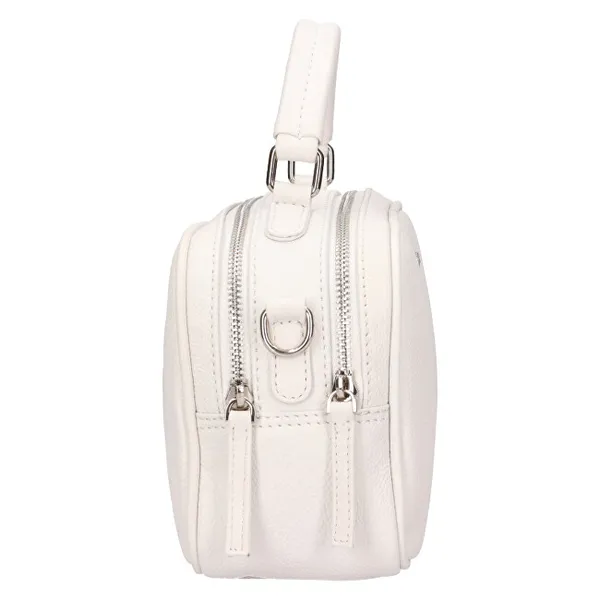 Women's leather crossbody bag BLC-22/2068 WHITE