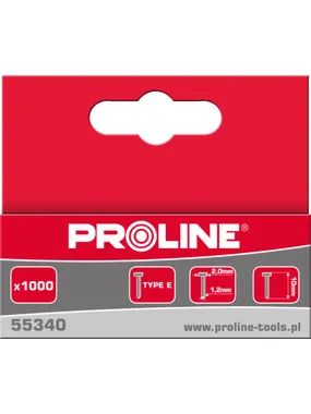 Nails type e/j, 10mm, 2.0*1.2mm, 1000 pcs, proline