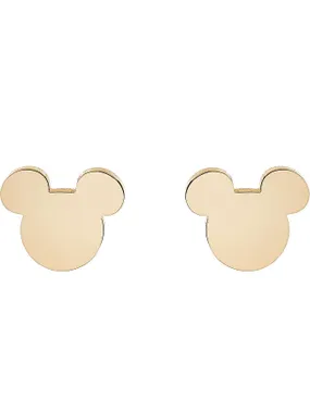 Minimalist gold-plated Mickey Mouse earrings E600179PL-B.CS