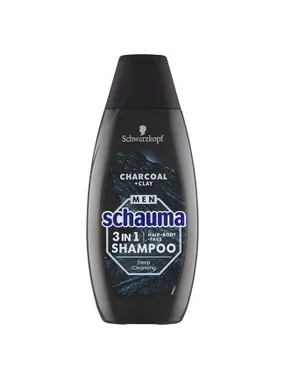 Men's 3in1 Charocal + Clay (Hair Body Face Shampoo)