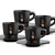 4 krūzīšu komplekts BIALETTI PERFETTO MOKA Porcelāns 4x 75 ml Melns