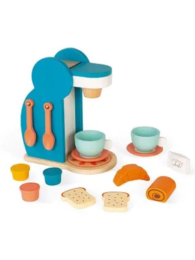 Janod wooden breakfast set with coffee machine