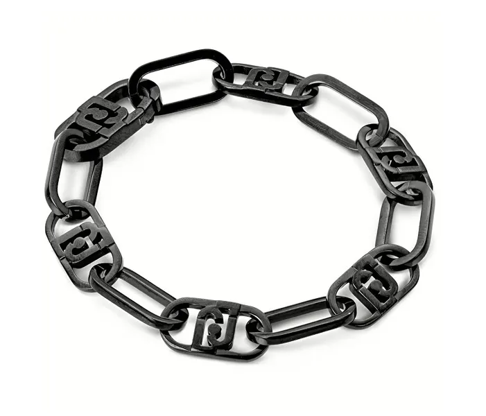 Black steel bracelet for women Fashion LJ2231