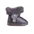 Shelovet gray snow boots for girls with fur