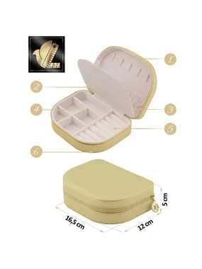 Massido MS -707 jewelry box - gold
