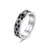 Massive steel ring for men Ripple SRP37