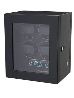 Paul Design Watch Winder Gentlemen 4 Black Apricot 20099