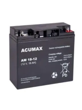 BATTERY 12V 18AH VRLA/AM18-12 ACUMAX EMU