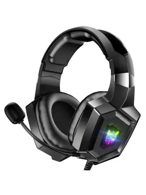 Wireless gaming headset K8 RGB black