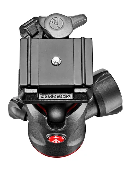 Manfrotto MH496-BH statīva galva, melna alumīnija 1/4" bumba