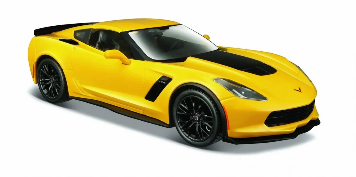 Metal model Corvette Z06 1/24 yellow