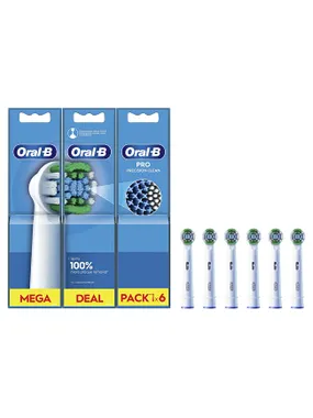 Precision Clean EB20 Replacement Brush Heads 6 PCS.