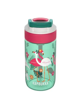 Kambukka Lagoon Pink Flamingo - bērnu ūdens pudele, 400 ml