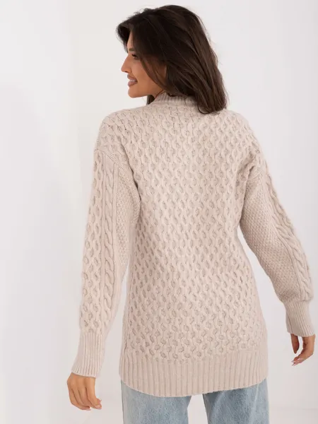 Women's beige cardigan