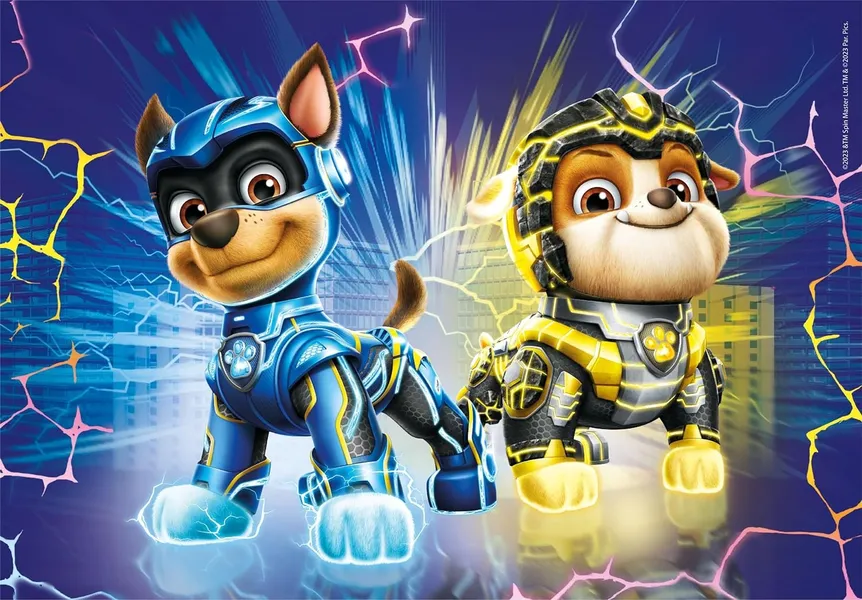 Puzzle 2 x 20 elements Super Color Paw Patrol The Mighty Movie