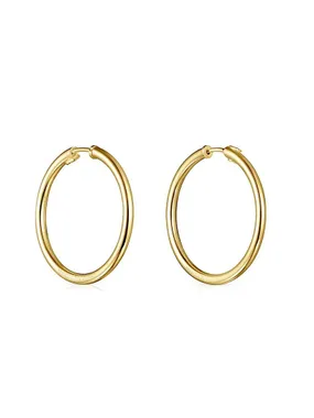 Vermeil gold plated hoop earrings 1002124700