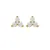 Jac Jossa Soul DE759 Timeless Gold Plated Diamond and Topaz Earrings