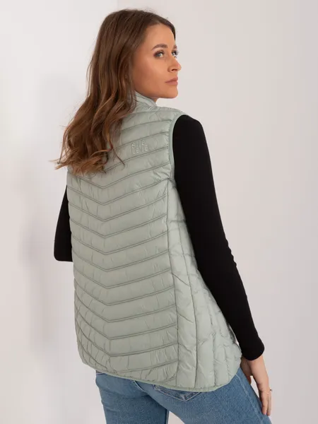 Women's pistachio vest