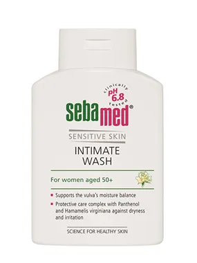 Intimate cleansing emulsion having a pH of 6.8 Classic (Feminine Intimate Wash Menopause) 200 ml