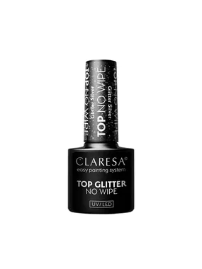 Top Glitter No Wipe hybrid top with glitter dust Glitter Silver 5g