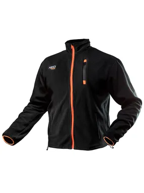 Fleece sweatshirt, black, size XXL/58