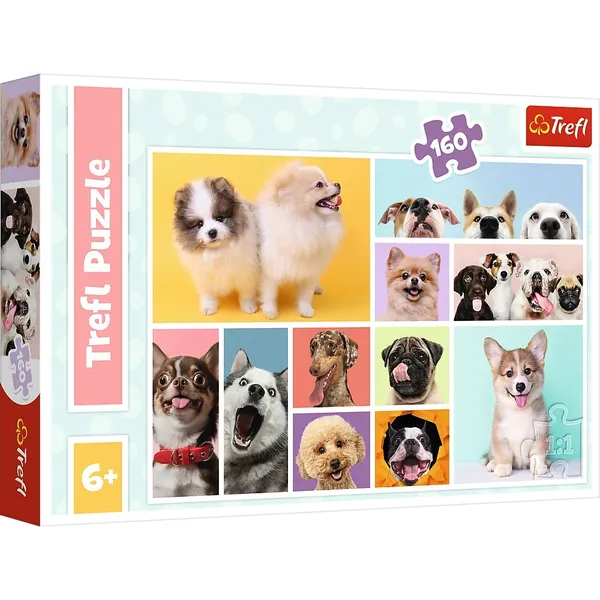 Puzzle 160 elements Dogs friends