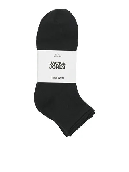 3 PACK - men's socks JACLEON 12257150 Black