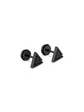 Fashion steel earrings Triangles