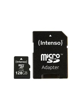MEMORY MICRO SDXC 128GB C10/W/ADAPTER 3413491 INTENSO