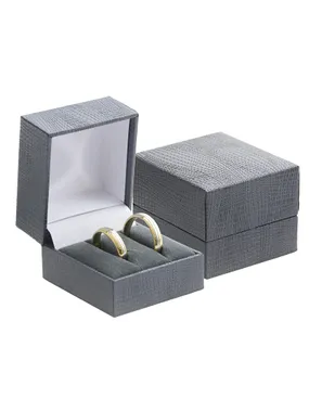 Leatherette box for wedding rings or earrings GZ-2 / NA / A25