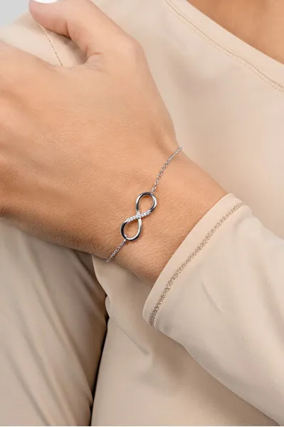 Timeless Silver Bracelet Infinity BRC48W