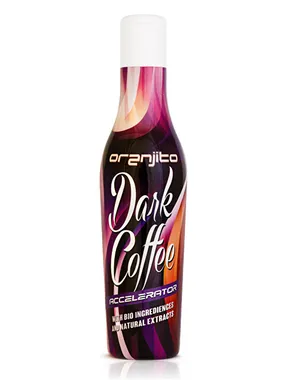 Solarium sunscreen with the aroma of coffee milk (Dark Coffee Accelerator) 200 ml