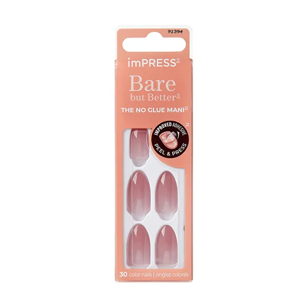 Adhesive nails ImPRESS Bare but Better MA - Serenity 30 pcs