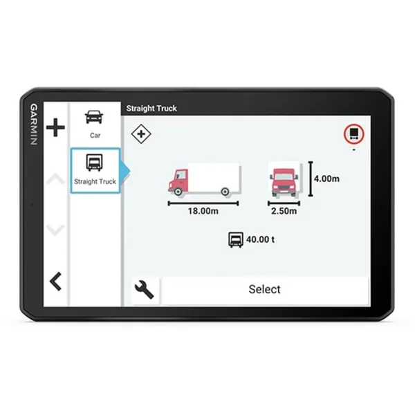 dezl LGV1010, navigation system