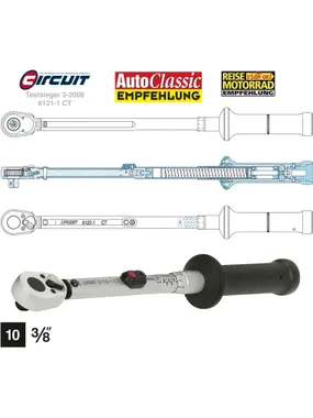 Torque wrench 6110-1CT, 3/8"