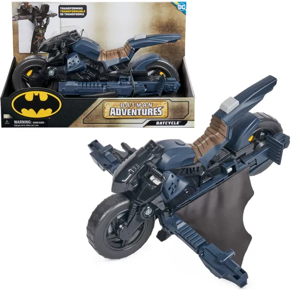 DC Comics Batman - Batman Adventures 2-in-1 Batcyle, toy vehicle
