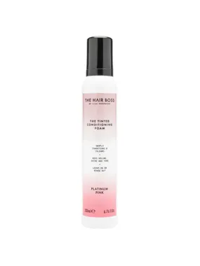 The Tinted Conditioning Foam toning foam conditioner for blonde hair Platinum Pink 200ml