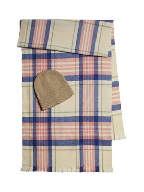 Women's set - hat and scarf PCNAJANNA 17153149 Sachet Pink