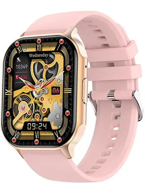 AMOLED Smartwatch W26HK – Gold - Pink