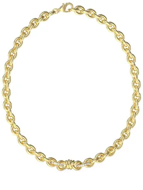 Modern Love Solid Gold Plated Necklace JUBN04005JWYGT/U