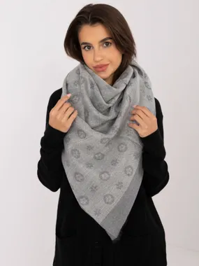 Women's gray Scarf shawl / scarf / cowl