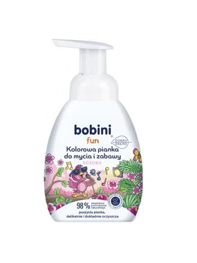 Fun colorful foam for washing and playing, Pink, 300ml