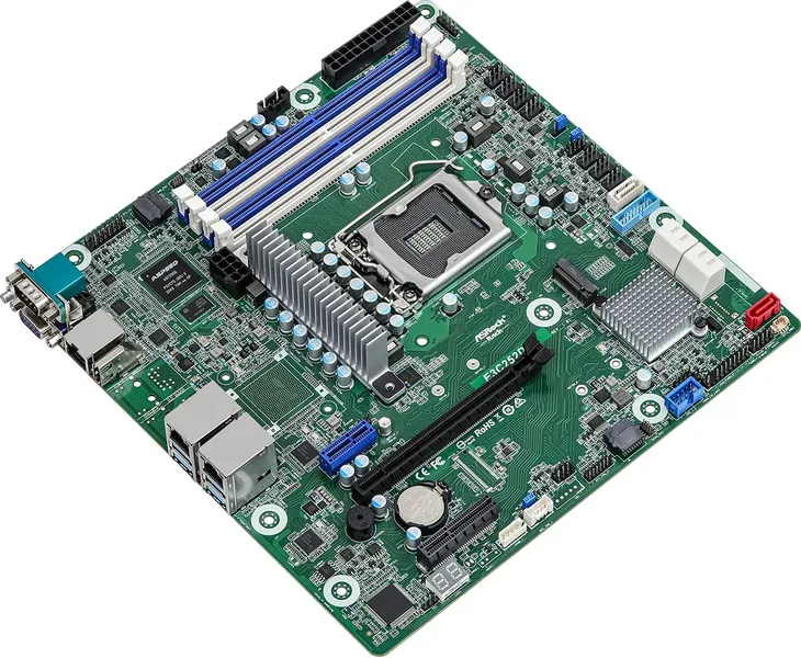 Asrock E3C252D4U mātesplate Intel C252 LGA 1200 (Socket H5) micro ATX