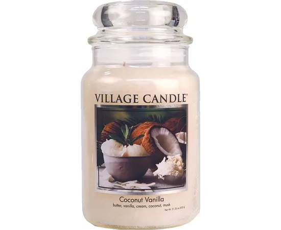 Scented candle in glass Coconut & Vanilla 602 g