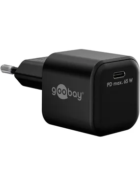 USB-C fast charger Nano, PD, GaN, 65 Watt