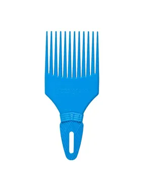 D17 Curl Volumizer afro pick comb for curl enhancement Blue