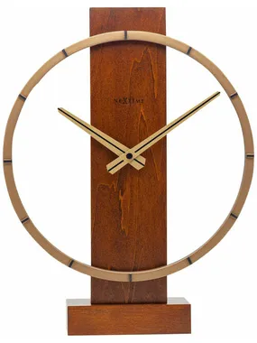 Carl Small 5226BR Table/Wall Clock