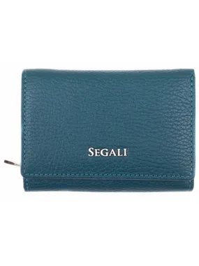 Women's leather wallet 7106 B rain storm